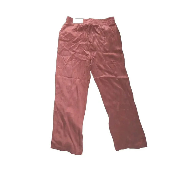 SOFT SURROUNDINGS Lumi Pant Sz S NWT $99 Pull On Straight Leg Pants in Marsala - Picture 5 of 7